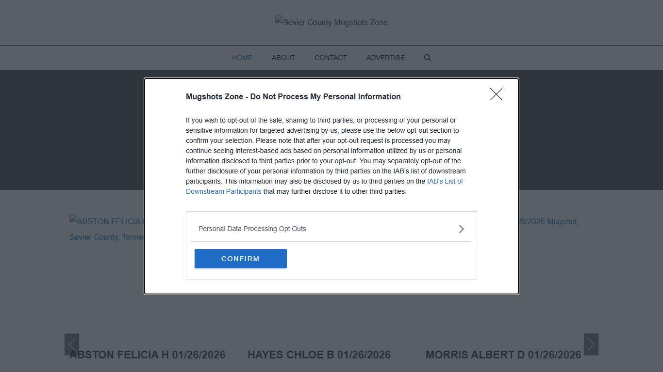 Sevier County Mugshots Zone